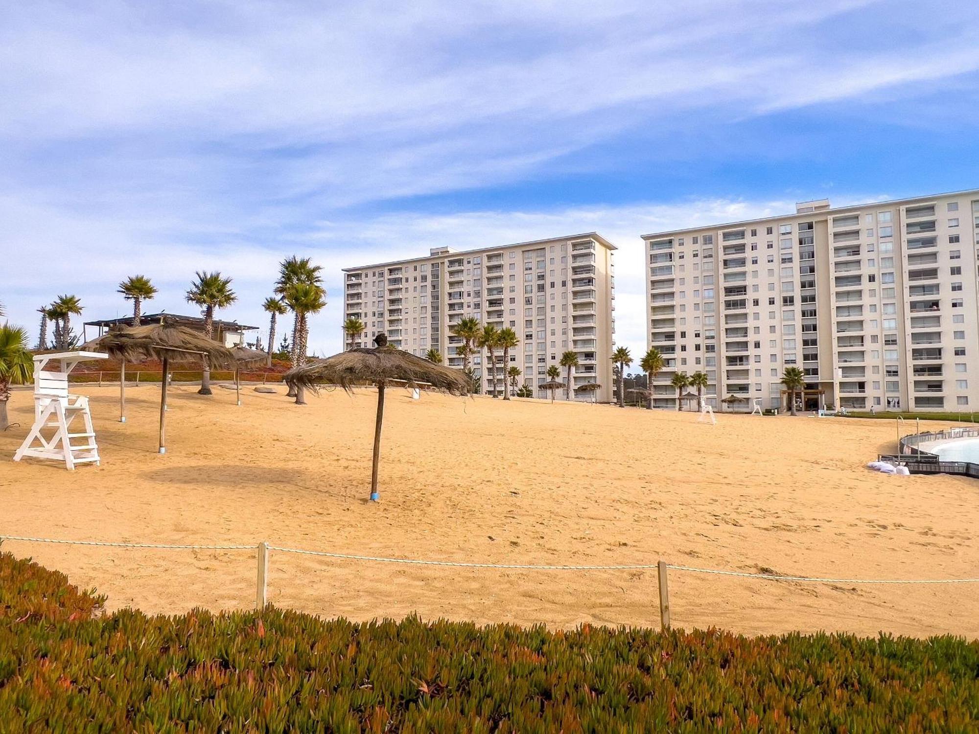 Apartamento Depto Con Playa Interna, Piscina, Canchas Y Jacuzi Algarrobo
