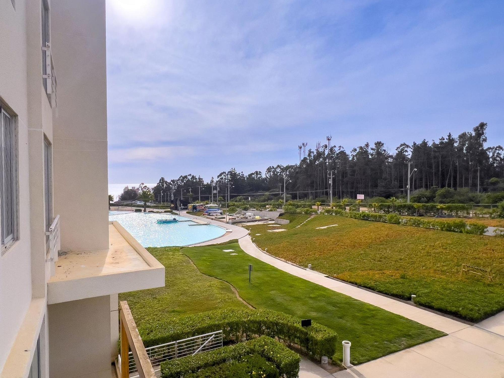Depto Con Playa Interna, Piscina, Canchas Y Jacuzi * Algarrobo