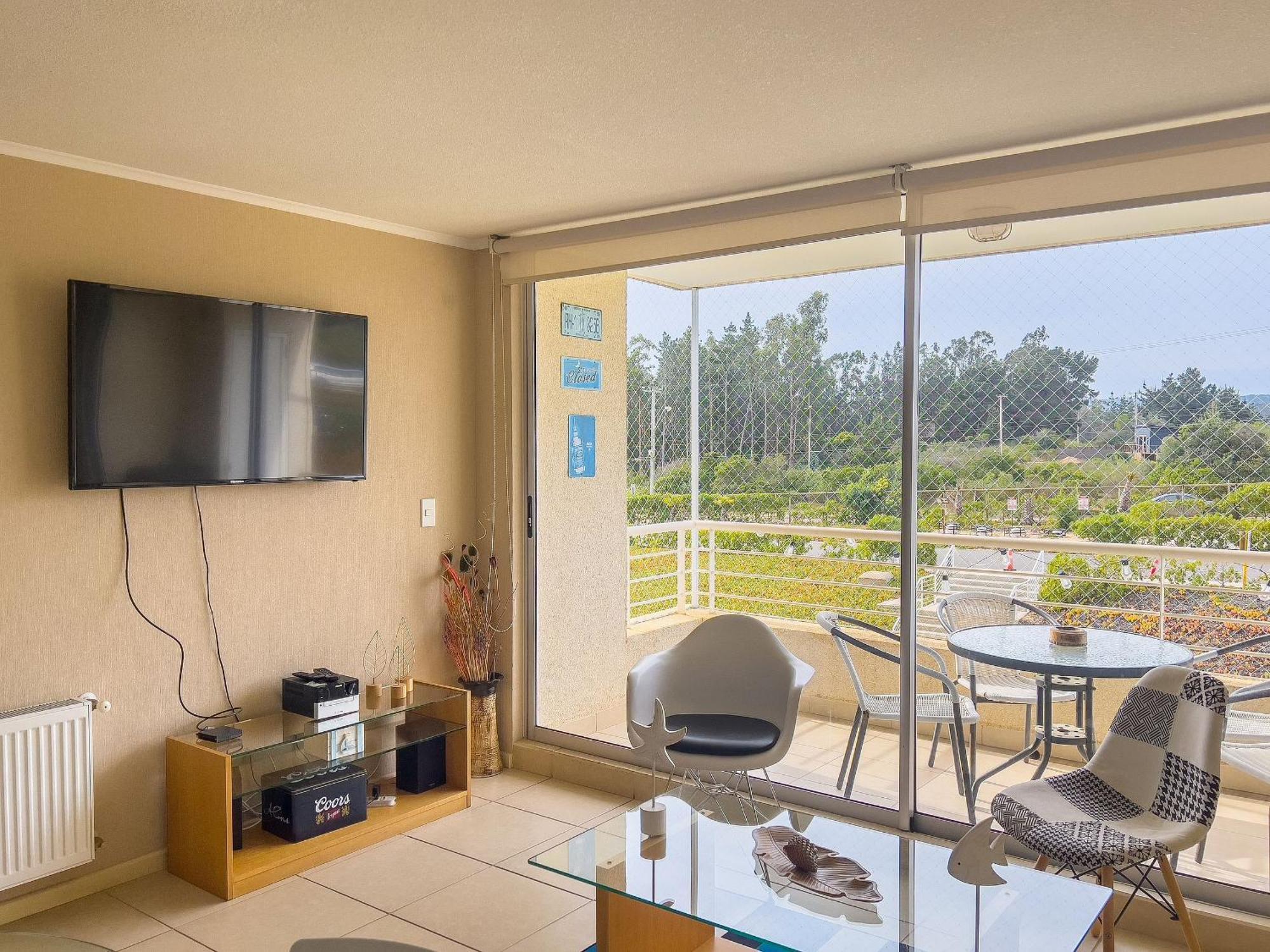Apartamento Depto Con Playa Interna, Piscina, Canchas Y Jacuzi *